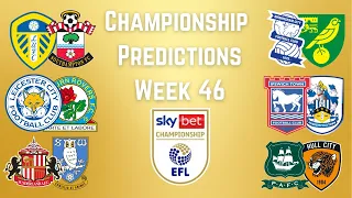 Championship Predictions- Week 46|The Final Day|