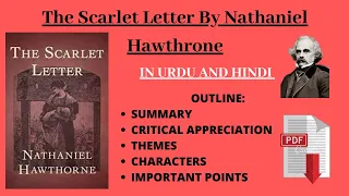 The Scarlet Letter By Nathaniel Hawthrone | IN URDU AND HINDI | Summary | Theme | Characters |