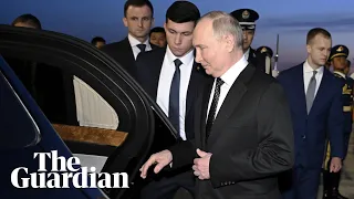 Russian president Vladimir Putin arrives in Beijing at start of two-day state visit
