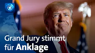 Grand Jury stimmt für Anklage gegen ehemaligen US-Präsidenten Trump