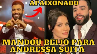 Gusttavo Lima manda BEIJINHO para Andressa Suita no palco do SHOW em Portugal e AGITA a web