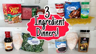 5 Quick & EASY 3-Ingredient Recipes! | Deliciously Simple CHEAP Meals & Dinner Sides | Julia Pacheco