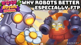 YOU SHOULD GET ROBOT BEFORE TESLA OR MINOTAUR, HERES WHY!! RUSH ROYALE