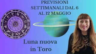 Previsioni settimanali dal 6 al 12 maggio 2024