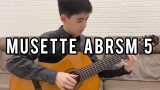 J.S.Bach - Musette || ABRSM Classical Guitar Grade 5 List A No.1 (sylabus 2019)