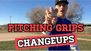 Baseball Pitching Grips - Changeups (Circle, Star, Vulcan)