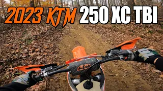 2023 KTM 250 XC TBI - First Ride & Impressions