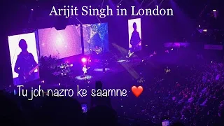 Arijit Singh London Concert 2022 | tu jo nazro ke Samne 🎶🎸