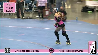 Cincinnati Rollergirls vs Arch Rival Roller Girls   2011 North Region Playoffs Game 11