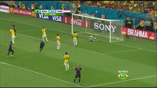 Copa 2014 Nivaldo Prieto | "ME RECUSO!!" a narrar o 3ºgol da Holanda contra o Brasil 3º lugar | BAND