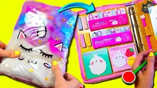 BACK TO SCHOOL 2018 How To Make A Squishy unicorn Notebook Stress – DIY Squishy Notebook