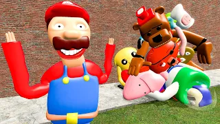 PLAYING AS SUPPER CURSED MARIO 3D SANIC CLONES MEMES in Garry's Mod!