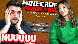 IUBITA MEA imi CONTROLEAZA SERIA de MINECRAFT HARDCORE ? Am PIERDUT LUMEA ???