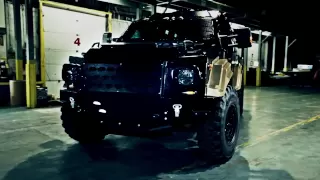 Gurkha MPV armored vehicle used by Fuerza Civil