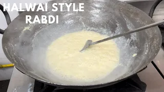 Halwai Style Rabdi Recipe | हलवाई स्टाइल रबड़ी रेसिपी | Rabdi Recipe By Bhargain Ka Chef | Rabri