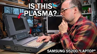 Does this dead "laptop" have a gas plasma display? Let's try to revive it to find out! Samsung S5200