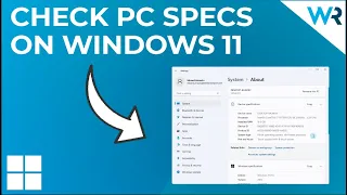 How to find Computer Specs on Windows 11