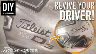 Driver Polishing to LIKE NEW! - 2008 Titleist 909 D3 - DIY Golf Club Restoration