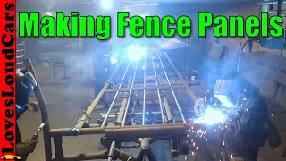 Making portable cattle fence