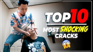 TOP 10: MOST *SHOCKING* BONE CRACKS 😱💥| Asmr Chiropractic Neck and Back Cracking | Dr Tubio