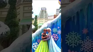 For The First Time In Forever Anna and Elsa #shortsvideo #frozen #elsa #anna  #festivaloffantasy