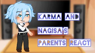 || Karma and nagisa’s mum’s react to assassination classroom avm ||💙❤️