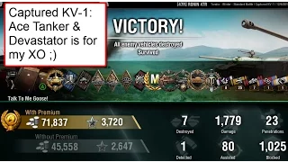 Captured KV-1: Ace & Devastor for my XO ;) - Ride Along with RONIN 47R - World of Tanks Console