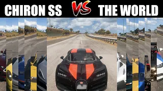 BUGATTI CHIRON SS REPLICA VS THE WORLD | FORZA HORIZON 5 DRAG BATTLES