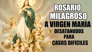 Rosario Milagroso A Virgen María Desatanudos Para Casos Difíciles O Urgentes. Oraciones Milagrosas