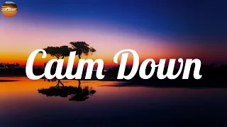 Rema - Calm Down (Lyric Video) Miguel, Calvin Harris, Dua Lipa, Shawn Mendes..(Mix)