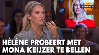 Hélène probeert Mona Keijzer live in de uitzending te bellen om BBB-gerucht te checken