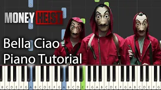 Bella Ciao Piano Tutorial Notes & MIDI | Money Heist