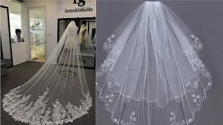 How to make a white wedding veil/How to make your own stunning wedding veil