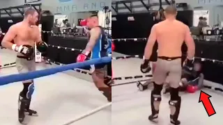 Sean Strickland KNOCKS OUT Sparring Partner