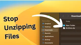 How Do I Stop Mac from Unzipping Files Automatically?