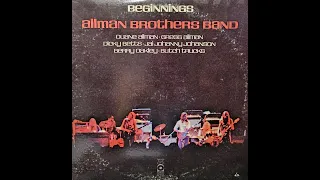 The Allman Brothers Band Beginnings 1973 vinyl album side 1