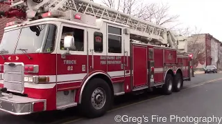 Baltimore City Truck 16 Responding