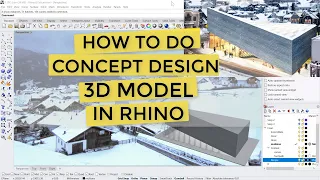 How to do CONCEPT DESIGN 3D Modelling in Rhino (Part 1 of 3); Beginner Rhino Tutorial