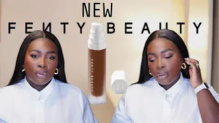 NEW! #fentybeauty Soft'lit Naturally luminous longwear foundation review & wear test #490