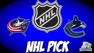 Columbus Blue Jackets vs Vancouver Canucks 1/15/24 NHL Free Pick | NHL Betting Tips