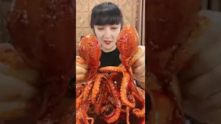 asmr mukbang seafood cheese ,mukbang spicy food 24