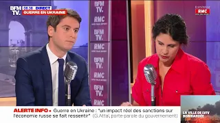 Attal : "Notre objectif est que cette guerre coûte trop cher à Poutine"