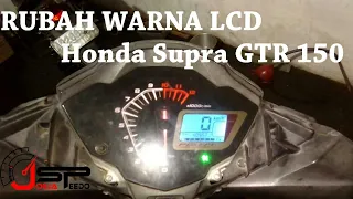 Tutorial speedometer honda supra gtr 150 modifikasi warna blue ice