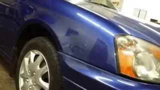 Paintless dent repair on Subaru after