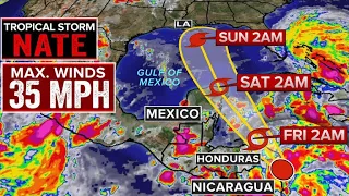 Tropical Storm Nate poses new hurricane threat to U.S.