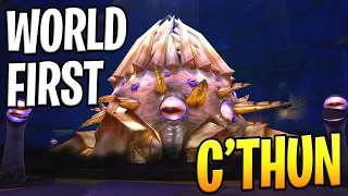 WORLD FIRST C'Thun Kill In Classic WoW!