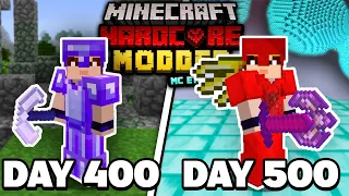 I Survived 500 Days in MODDED HARDCORE Minecraft. Here's what Happened...