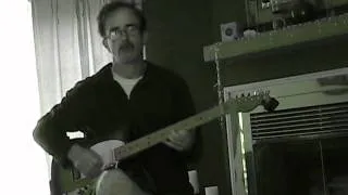 "Ragged Blues" Original Blues Guitar Improv By Joey Vaughan "World Blues Attack" Telecaster