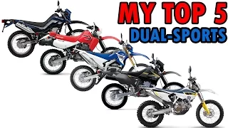 My Top 5 Dual Sport / Enduro Motorcycles | MotoVlog #22