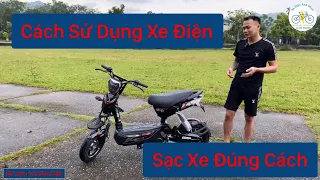 Hướng Dẫn Sử Dụng Xe Điện, Cách Sạc Bình Ắc Quy Sao Cho Đúng #36